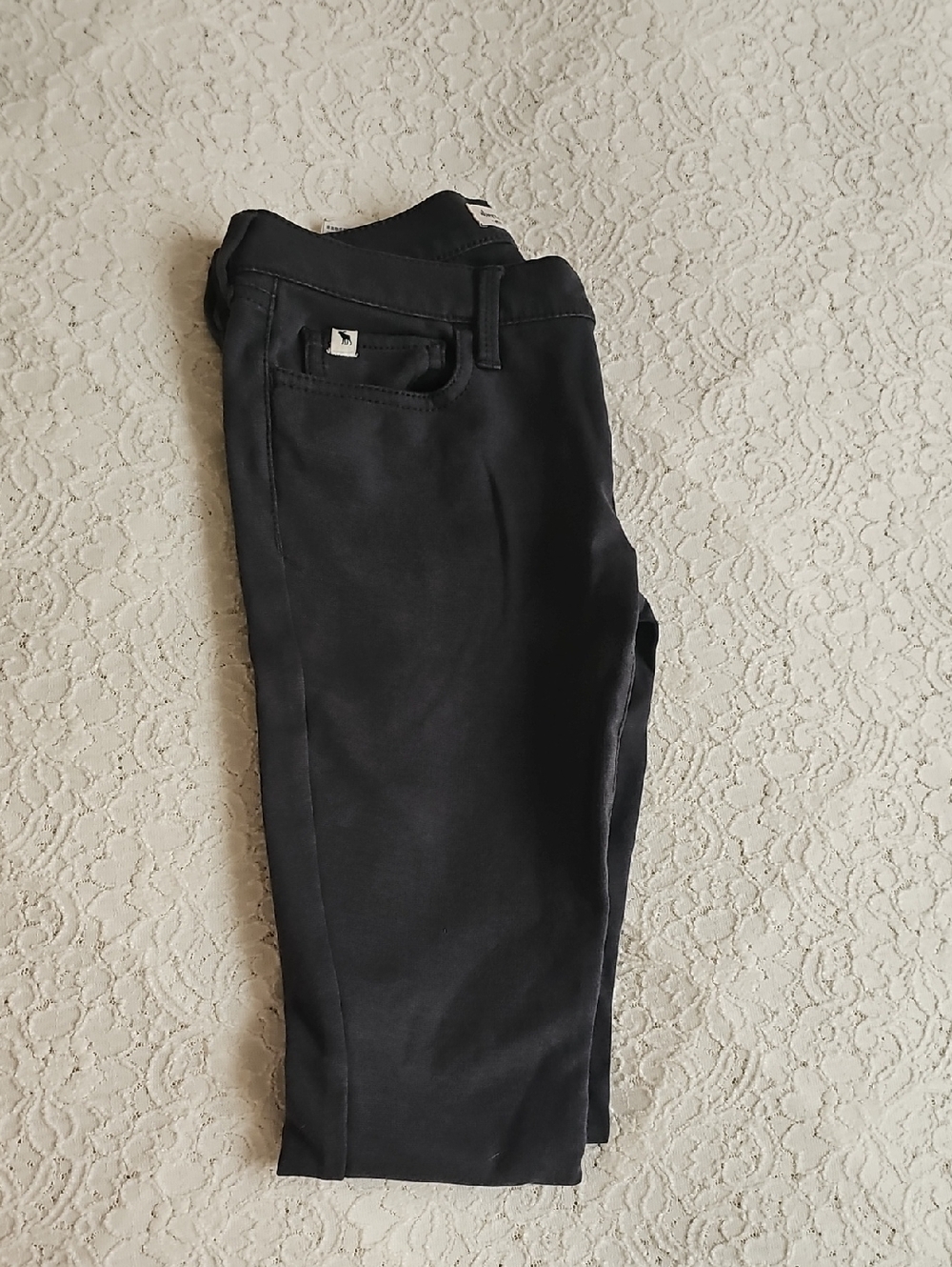 abercrombie kids Black Slim Jeans